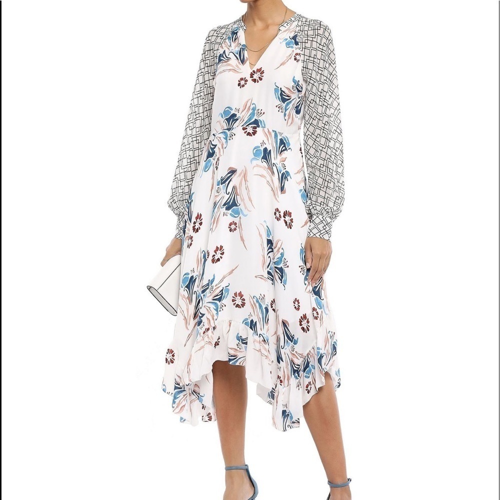 JOIE, Morley dress with floral design throughout